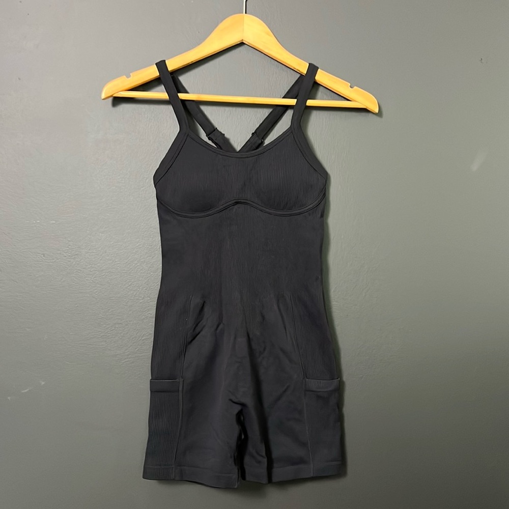 Black Workout Jumpsuit
